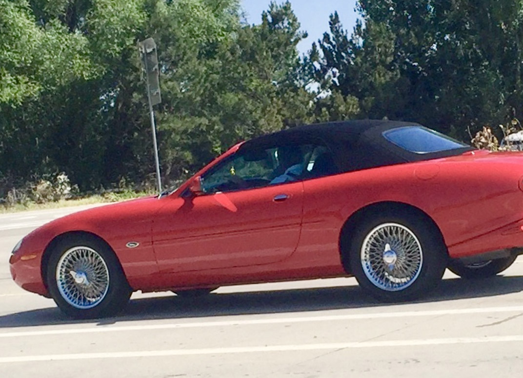 Cross Lace Wheels on Car